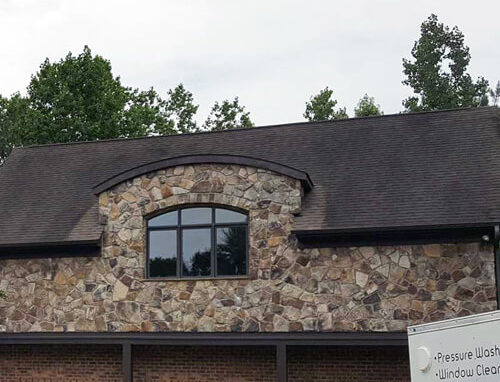 Roof Cleaning Before & After Roof Cleaning Before & After